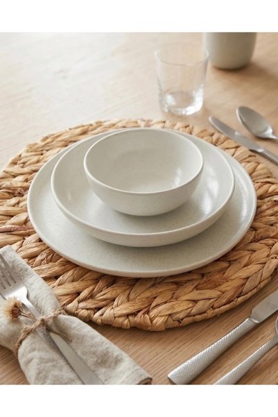 HND CONCEPT Wicker Thick Braided American Service Set 35 cm Set of 2