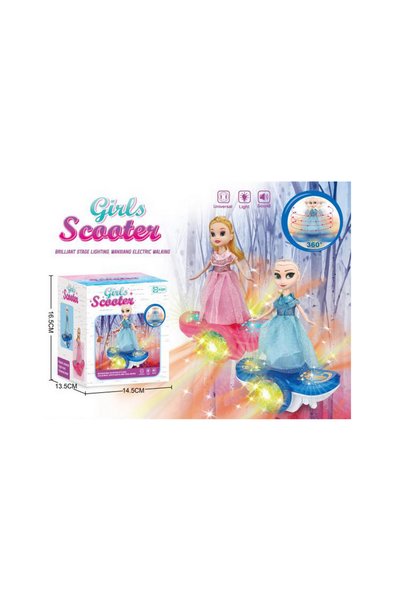 OEM Musical toy with doll on board with light-up wheels, rotates 360 degrees,...