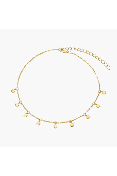 Indira Jewelry Golden Allegra silver anklet