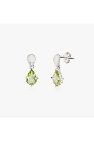 Indira Jewelry Cercei din argint Kaylee - Peridot