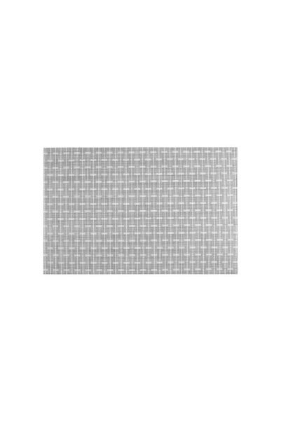 Jumbo Suport Farfurie Gri cu Dungi Albe 45x30cm