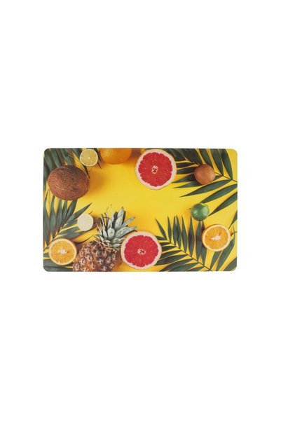 Jumbo Plate Holder with Summer Pattern Tropical Fruits 43.5x28.5cm