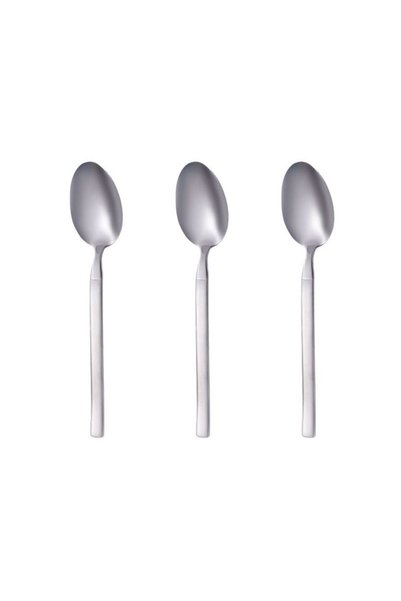 Jumbo Stainless Steel Spoons "Basic" 20.5cm - 3pcs