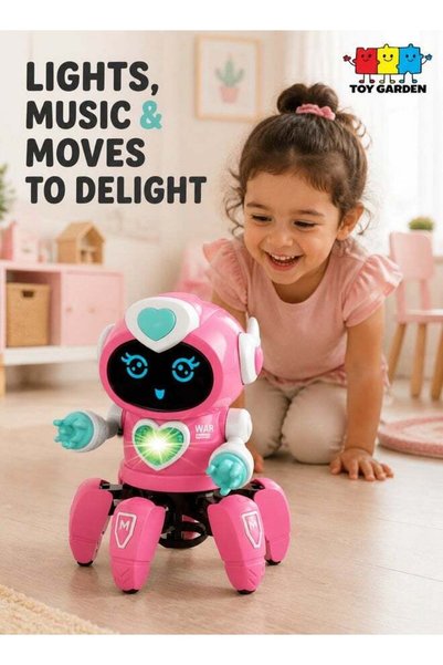 TOY GARDEN Bot Robot Pioneer Colorful Lights and Music All Direction Movement...