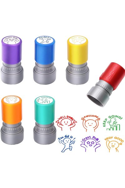 SWIUKPHE Set of Teacher Stamps, Teacher Stamps for Classroom, Teacher Stamps ...