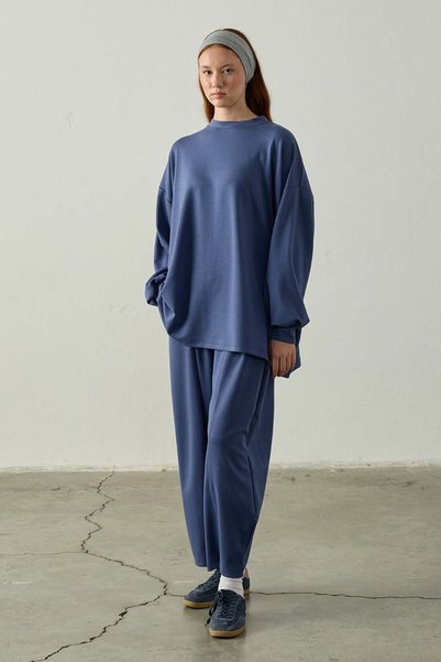 Ceylan Otantik Set Indigo Shalwar