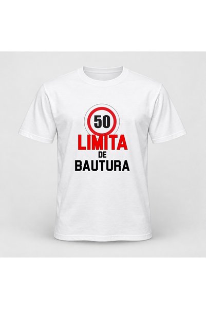 Fabricacucadouri.ro Tricou personalizat 50 limita de bautura