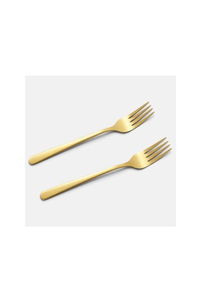 Jumbo Furculite din Otel Inoxidabil „Gold” 20,5cm - 2buc