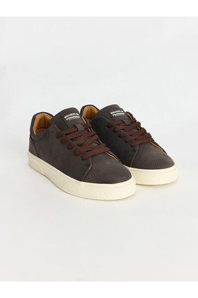 LC Waikiki Peak New Season Brown Leather Look Boys' Sports Shoes