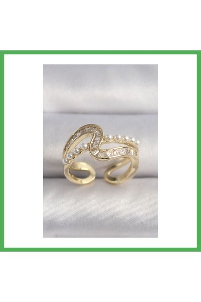 Nur store Çanta Brass Gold Color Zircon Stone Pearl Detail Vip Series Women's...