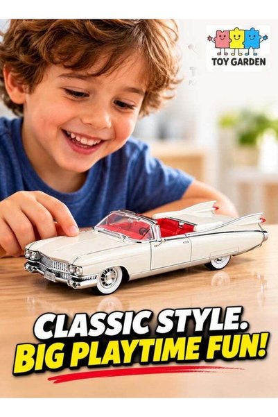 TOY GARDEN 1:24 Scale Vintage Toy Car for Kids and Collectors, Diecast Metal ...