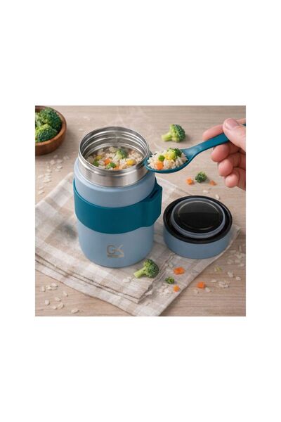 Jumbo Caserola Termica cu Lingura 450ml