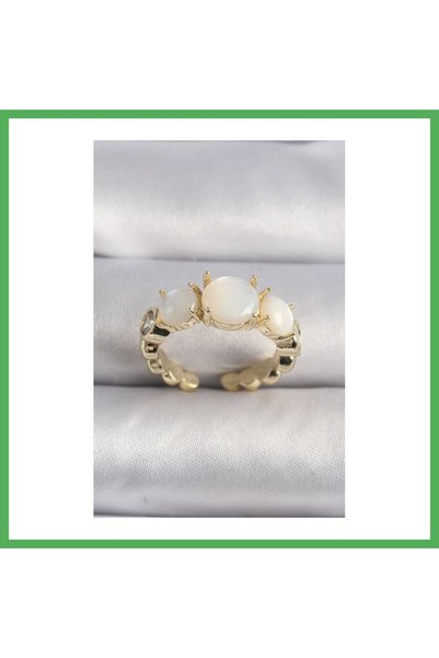 Nur store Çanta Brass Gold Color Zircon Stone Detailed White Pearlescent Vip ...