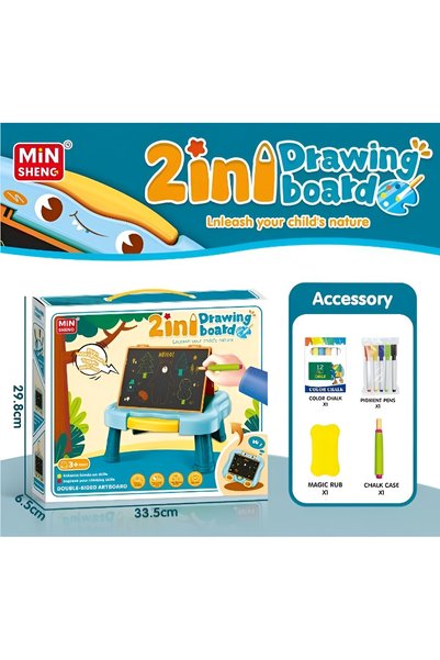 Generic Brand 2-in-1 Educational Children's Blackboard