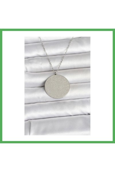 Nur store Çanta 316L Steel Silver Color Ayetel Kursi and Allah Written Neckla...
