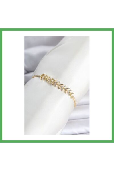 Nur store Çanta سوار نسائي من النحاس بلون ذهبي وحجر الزركون موديل سوبرينو من ...