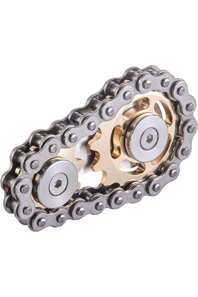 KASTWAVE لعبة ترس معدني ذهبي مطلي من الفولاذ المقاوم للصدأ، لعبة تروس دوارة ل...