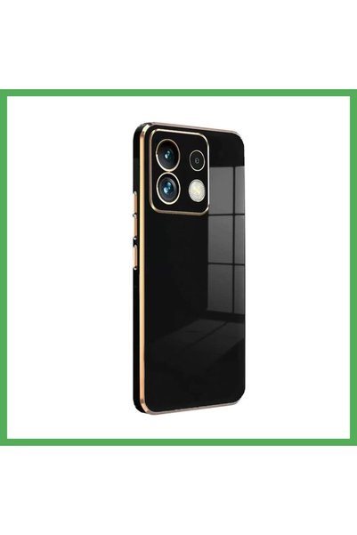 Nur store Çanta حافظة متوافقة مع هاتف Redmi Note 13 4G من السيليكون - أسود BE...