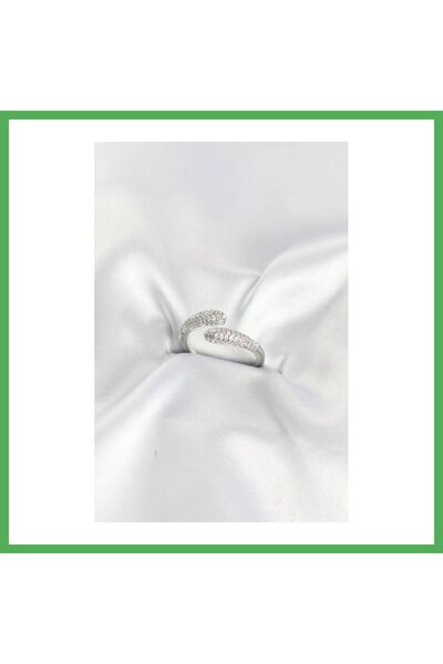 Nur store Çanta Zircon Stone Silver Color Brass Ring Bezoss