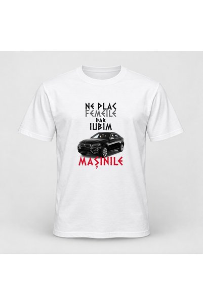 Fabricacucadouri.ro Tricou personalizat Ne plac femeile dar iubim masinile, b...