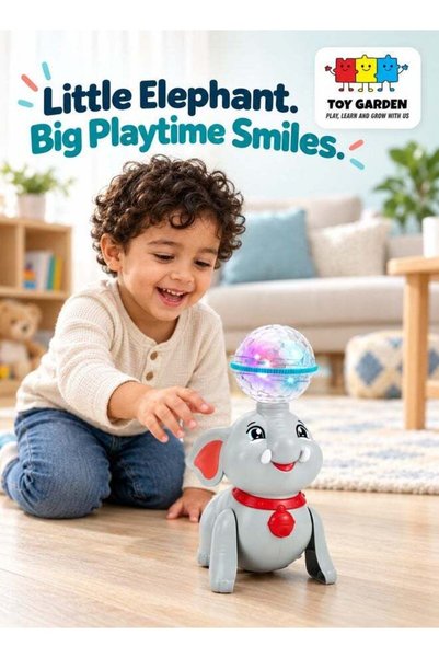 TOY GARDEN Dancing Elephant Toy for Kids | Electric Animal Toy with Flashing ...