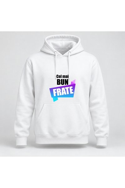 Fabricacucadouri.ro Hanorac personalizat Cel mai bun frate, model albastru in...