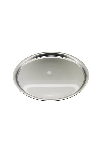 INURA GLOBAL Steel Round Sini Serving Tray No 9 Diameter 50 cm Pack of 10