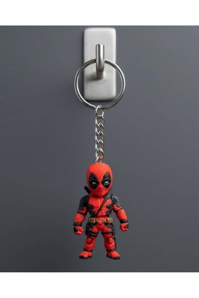 Corvus kolye&bileklik Deadpool 3D Movable Keychain