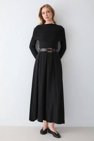 Melike Tatar Belted Skirt 32-2775