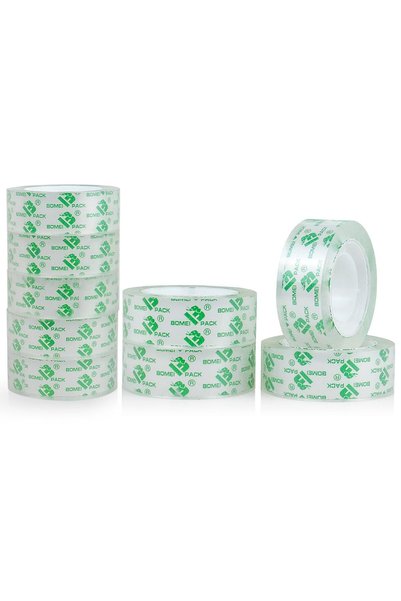 Generic 9 Rolls Easy Tear Stationery Office Tape Clear 18 mm x 33 m Sticky Pr...