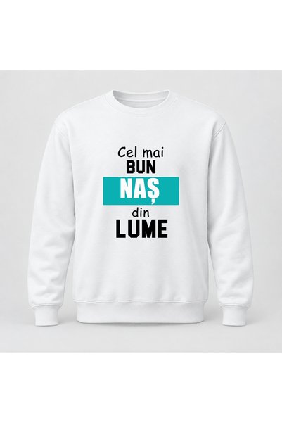 Fabricacucadouri.ro Pulover personalizat Cel mai bun nas din lume, model 1