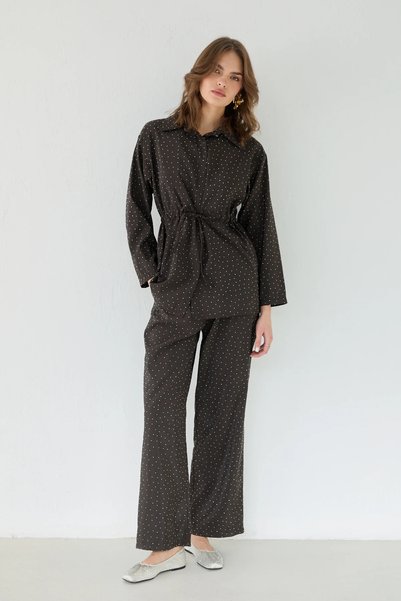 Melike Tatar Stone Shirt Set 32-2608