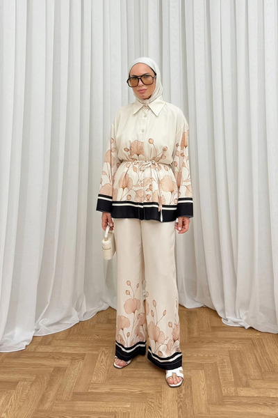 Melike Tatar Patterned Set 32-2937
