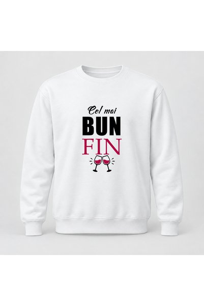 Fabricacucadouri.ro Pulover personalizat Cel mai bun fin, model pahare