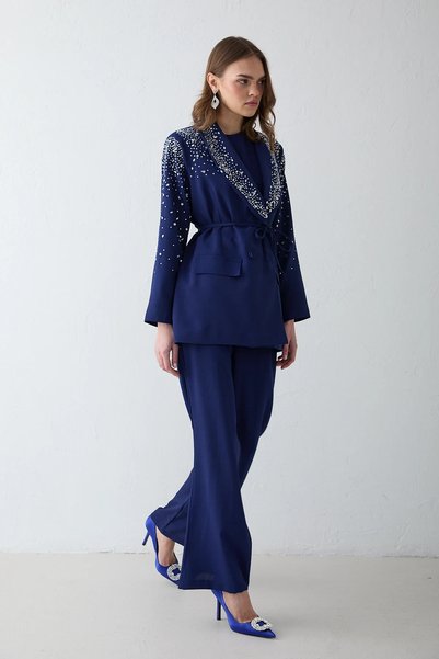 Melike Tatar Stone Jacket Set 32-2613