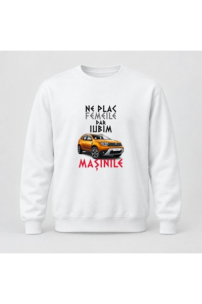 Fabricacucadouri.ro Pulover personalizat Ne plac femeile dar iubim masinile, ...