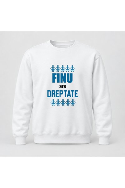 Fabricacucadouri.ro Pulover personalizat Finu are dreptate, motive traditionale