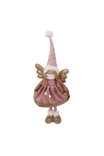 NO BRAND Textile decorative doll angel 47693 for Christmas, 50 cm, 1 pc.