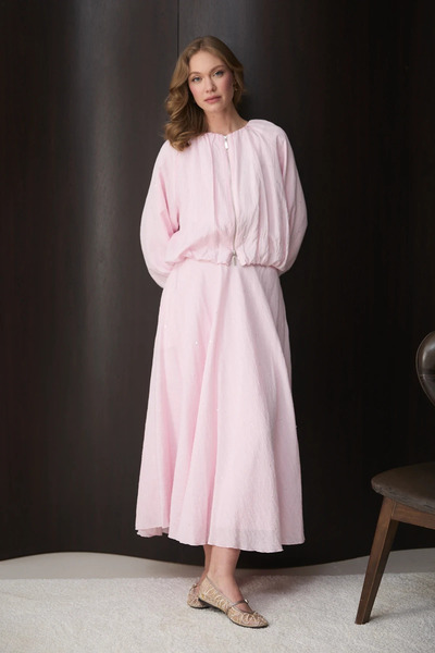 Melike Tatar Zippered Skirt Suit 32-2853