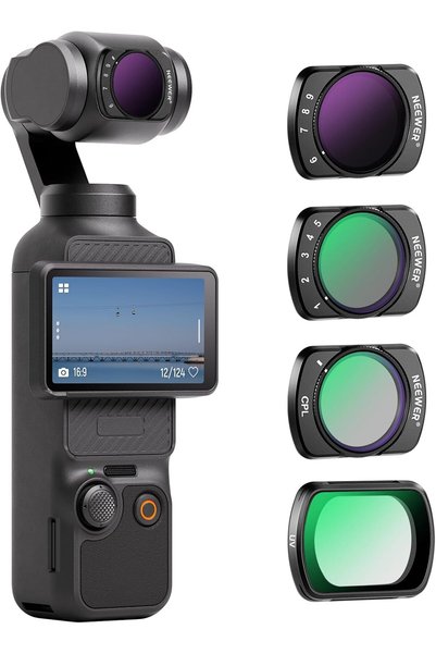 NEEWER مجموعة فلاتر متوافقة مع DJI Osmo Pocket 3 / Pocket 4 / Xtra Muse، طقم ...