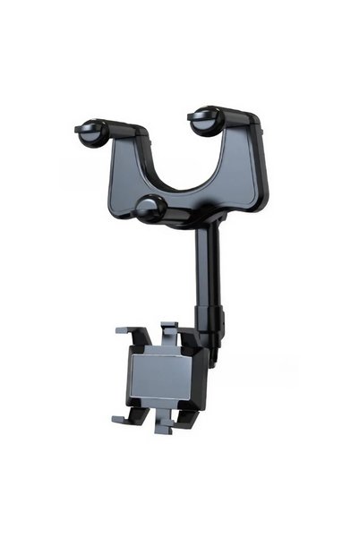 Generic Brand Suport auto cu atasare la oglinda retrovizoare, model Y611, Negru