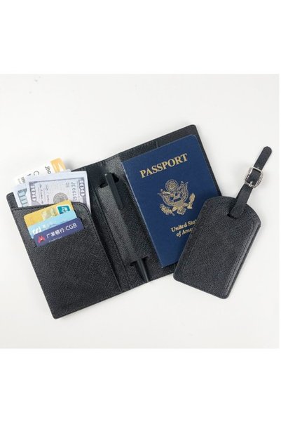 Generic Brand Passport and Card Wallet , 23x16 cm, 70g, PU Leather , Pen Hold...