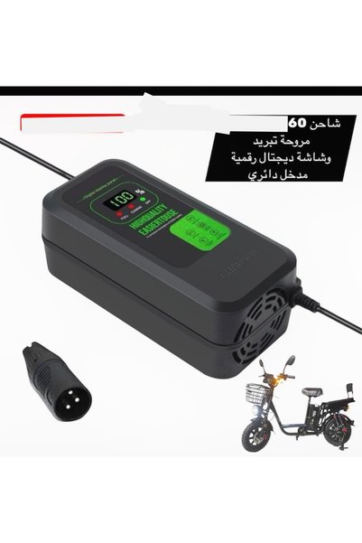 Generic Brand 60V Smart Electric Scooter & Bike Charger with Digital Display ...