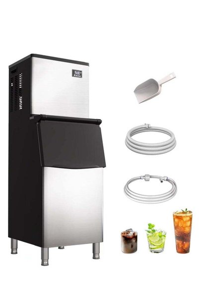 Generic Cool Baby COOLBABY Commercial Ice Maker 280KG/24H, 192 ice-tray, Stai...