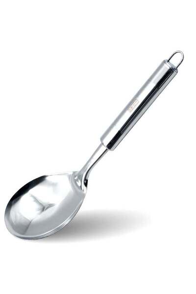 Generic Beram Stainless Steel Rice Scoop, Matte Finish, Cooking Utensil, Kitc...
