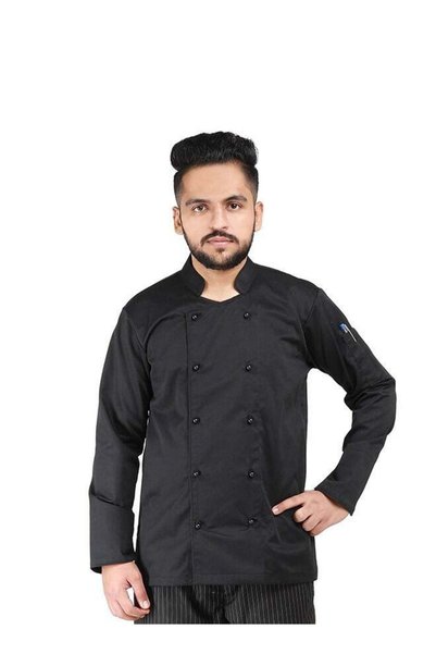 Generic YANEK Chef jacket coat with black pearl buttons breathable cotton was...