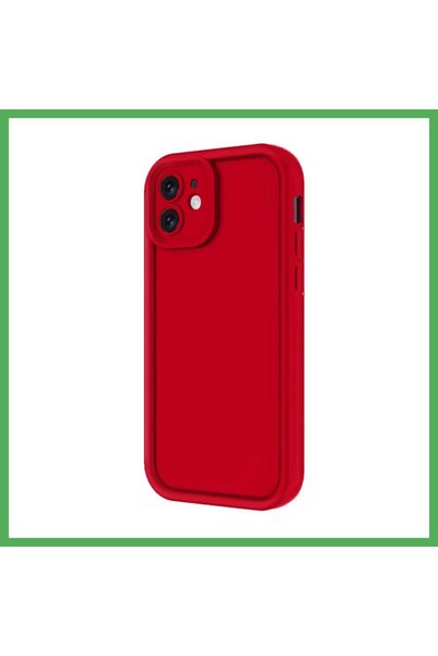 Nur store Çanta iPhone 11 Compatible Case Viera Silicone - Red Bezoss