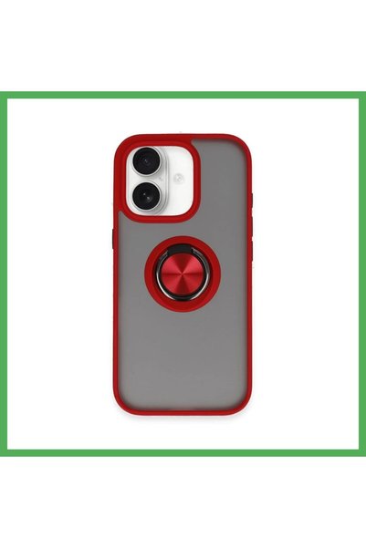 Nur store Çanta iPhone 16 Compatible Case Montreal Silicone Cover with Ring -...