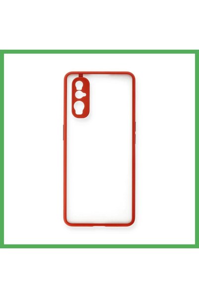 Nur store Çanta غطاء سيليكون مونتريال متوافق مع هاتف Find X2 - أحمر BEZOSS