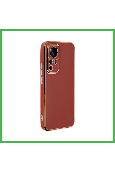 Nur store Çanta حافظة متوافقة مع هاتف Mi 12T Pro من السيليكون - أحمر BEZOSS
